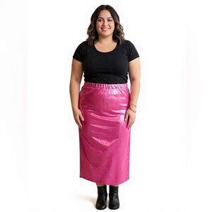 Hot Pink Long Skirt